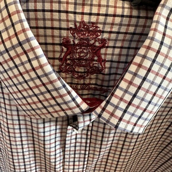 ENGLISH LAUNDRY Dress Shirt with Contrasting Cuffs - XL - Picture 4 of 9